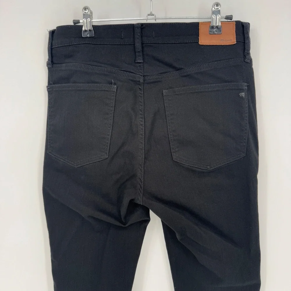 Madewell 9 High Rise Skinny‎ Jeans Black Wash causal Ankle Office Size 31